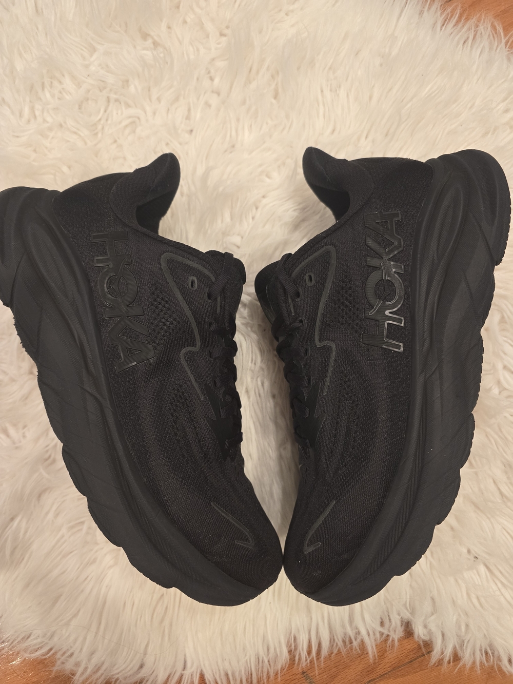 HOKA Men's Black Running Shoes - Clifton - Picture 4 of 8